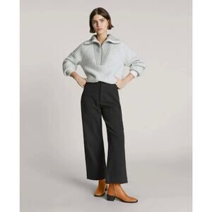 Everlane Women's The City Boot Leather Upper Block Heel Saddle Brown Size 7 NWOB